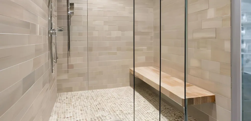 Begehbare Dusche mit Sitzbank - Praktisch, sicher & stilvoll gestalten Begehbare Dusche 1