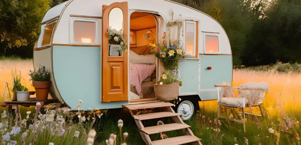 Vintage-Wohnwagen