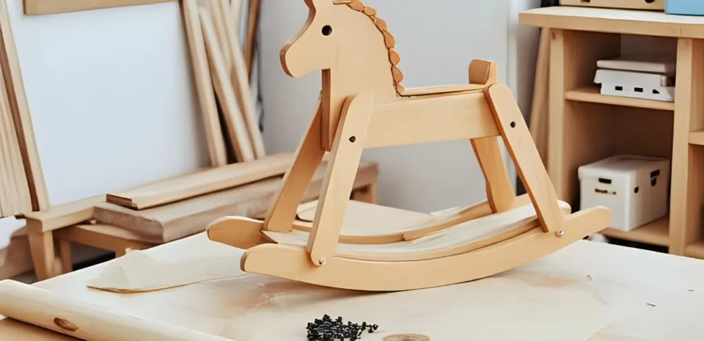 Schaukelpferd selber bauen - DIY-Projekt aus Holz Schaukelpferd selber bauen 1