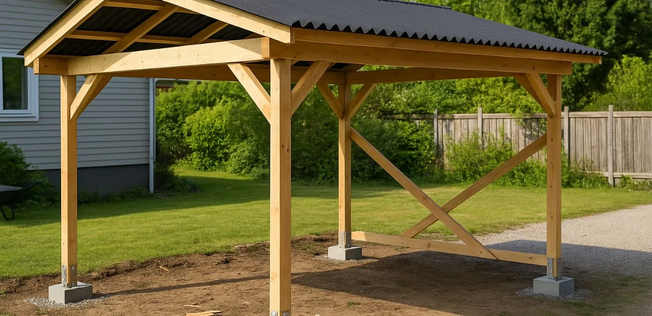 Carport selbst bauen