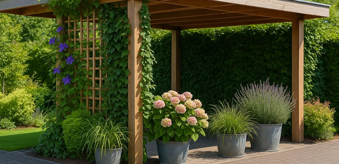 Carport bepflanzen