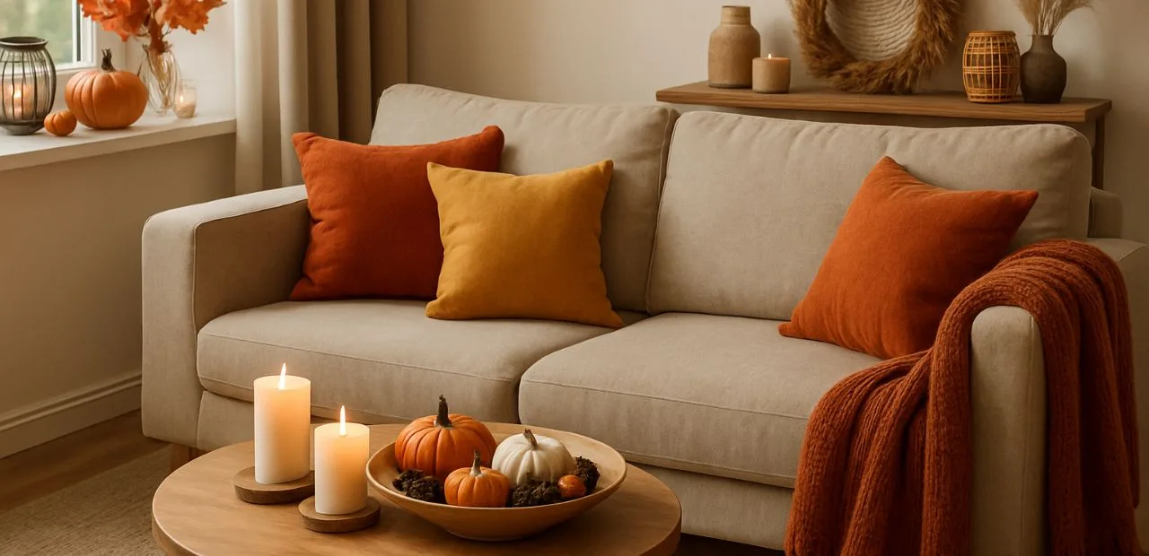 Herbstdeko fürs Wohnzimmer