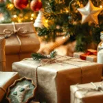 Fertige kleine geschenke zu Weihnachten basteln unter dem Weihnachtsbaum