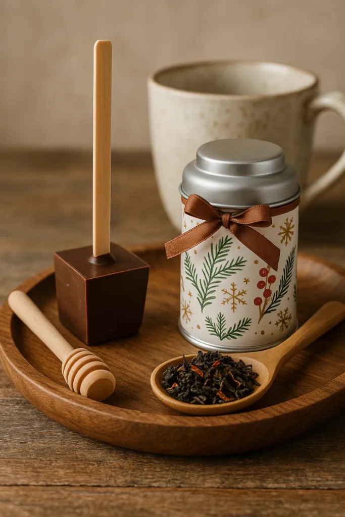 Mitbringsel zu Weihnachten - 5 schöne Ideen für Freunde & Familie Kaffee, Tee und heiße Schokolade als gemütliche Mitbringsel zu Weihnachten