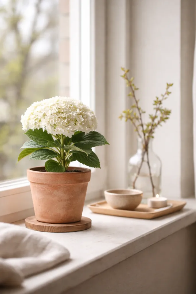 5 moderne Deko-Ideen für deine Fensterbank im April Fensterbank Deko im April mit minimalistischer Pflanze, Glasvase und natürlichem Licht